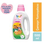 Uni Baby Çamaşır Yumuşatıcı 1500Ml Hassas Ciltler İçin/Hipoalerjenik (Pembe)