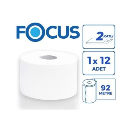 Focus Optimum Mini Jumbo Tuvalet Kağıdı 12 Adet X 92 Metre (5038368)