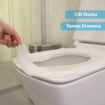 Suda eriyen klozet kapak örtüsü