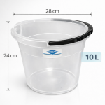 Wespa 1750ml Şeffaf Maşrapa