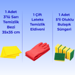 Wespa Bez, Sünger, Eldiven, Çöp Torbası
