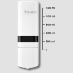 Mulpex 480 ml Beyaz Duvara Monte Sıvı Sabun Dispenseri | Premium Kalite ABS Gövde, Anahtarlı, Şık ve Güvenli | Toptan