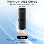 Siyah Sıvı Sabun Dispenseri Duvara Monte