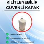 Mulpex 480 ml Beyaz Duvara Monte Sıvı Sabun Dispenseri | Premium Kalite ABS Gövde, Anahtarlı, Şık ve Güvenli | Toptan