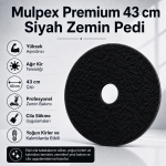 Mulpex Premium 43 cm Siyah Zemin Pedi – Cila Sökme ve Ağır Temizlik Pedi - Görsel 2