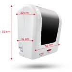 Mulpex Sensörlü Fotoselli Otomatik Kağıt Havlu Makinesi 21 cm Beyaz - Görsel 3