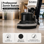 Mulpex 43 cm Siyah Zemin Pedi – Cila Sökme ve Ağır Temizlik Pedi - Görsel 6