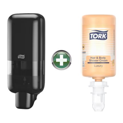 Tork S4 Siyah Sabun Dispenseri 564508 1 L Luxury Sabun Hediyeli