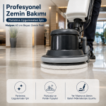 Mulpex 43 cm Beyaz Zemin Cila Parlatma Pedi – Yer Yıkama Makinesi Pedi - Görsel 3