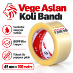 Vege Aslan Koli Bandı 45 mm x 100 Metre – Sentetik Kauçuk Tutkallı - Görsel 2