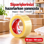 Vege Aslan Koli Bandı 45 mm x 100 Metre – Sentetik Kauçuk Tutkallı - Görsel 4